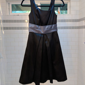 Black and Grey Cocktail Dress